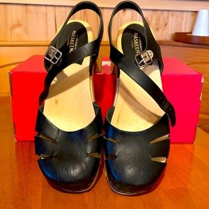 Swedish Hasbeens Cross Strap "Sky High" Size 39/US 8